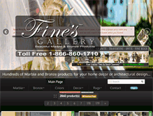 Tablet Screenshot of finesgallery.com